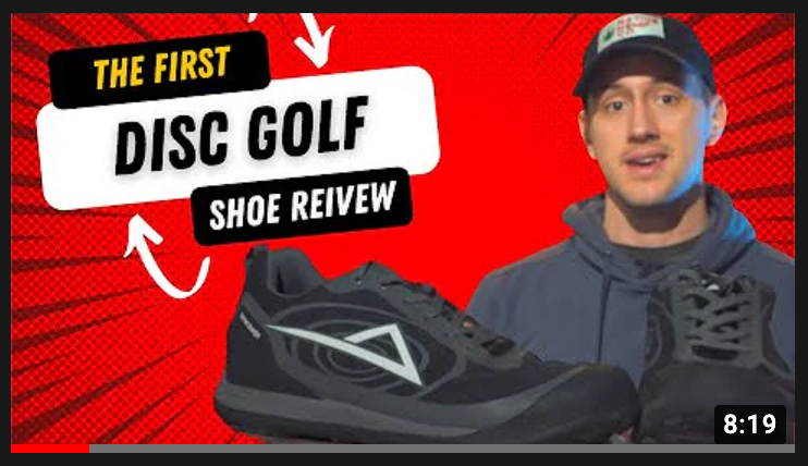 Michael Babbit puts the first disc golf shoe to the test